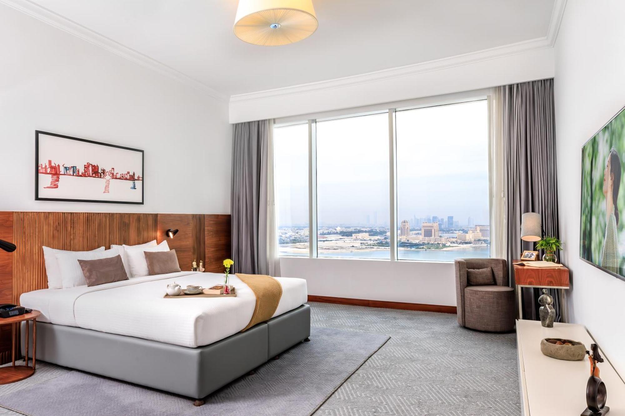 فندق سمرست الخليج الغربي الدوحة المظهر الخارجي الصورة A bedroom at the hotel